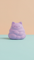 Lilac Cat Squishy Toy, Cloud Soft